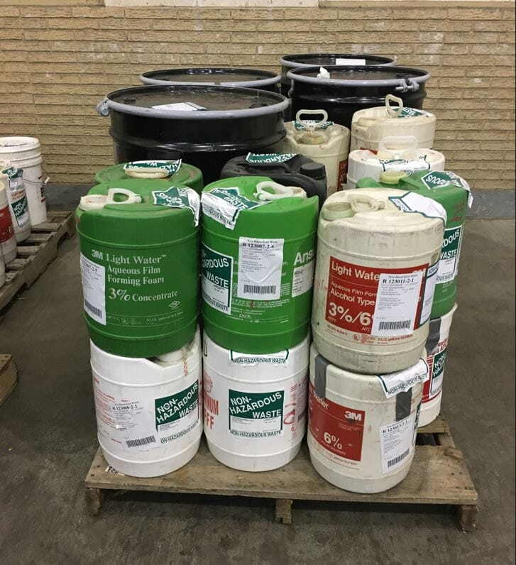 Foam disposal