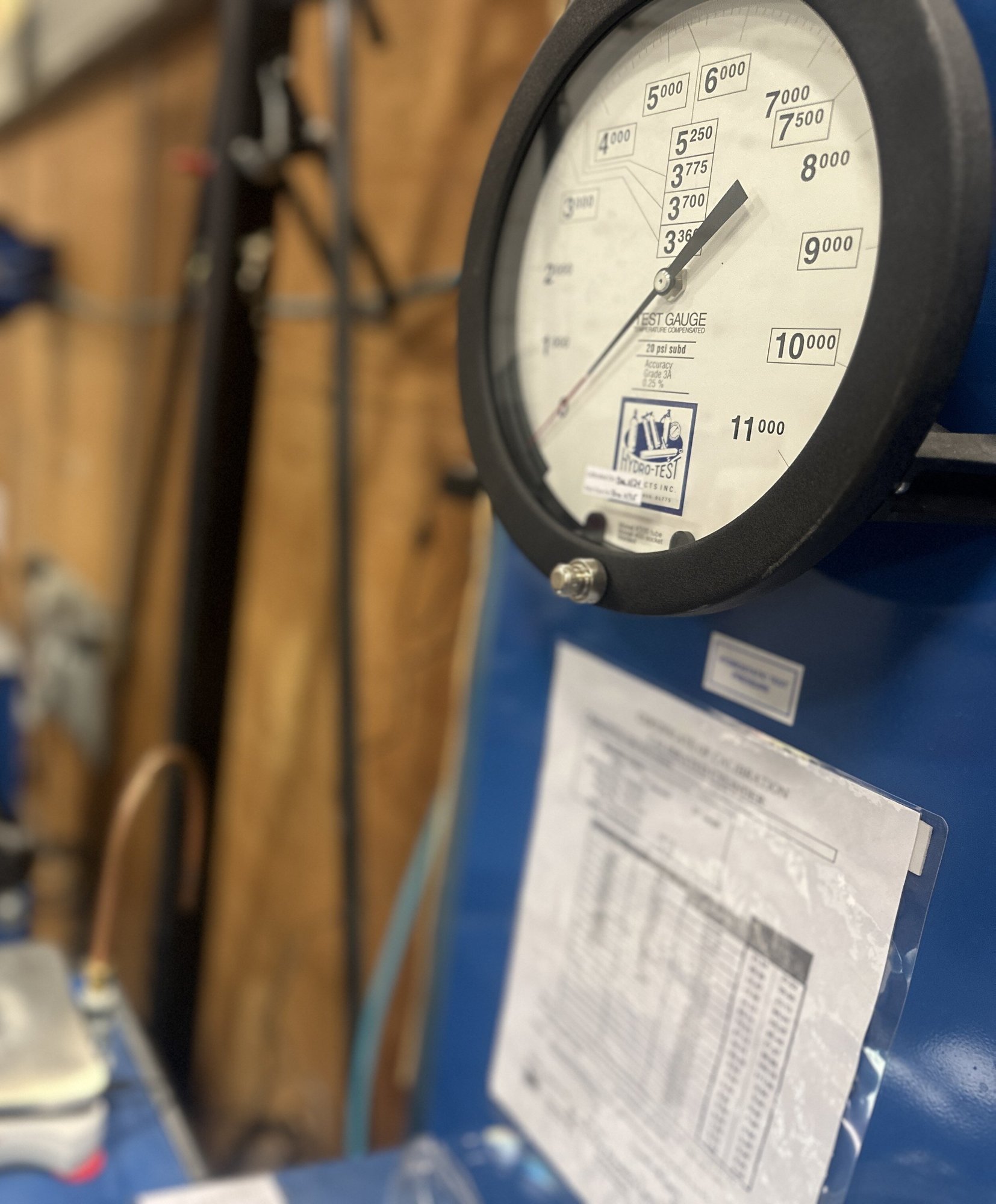 HP Hydrotesting